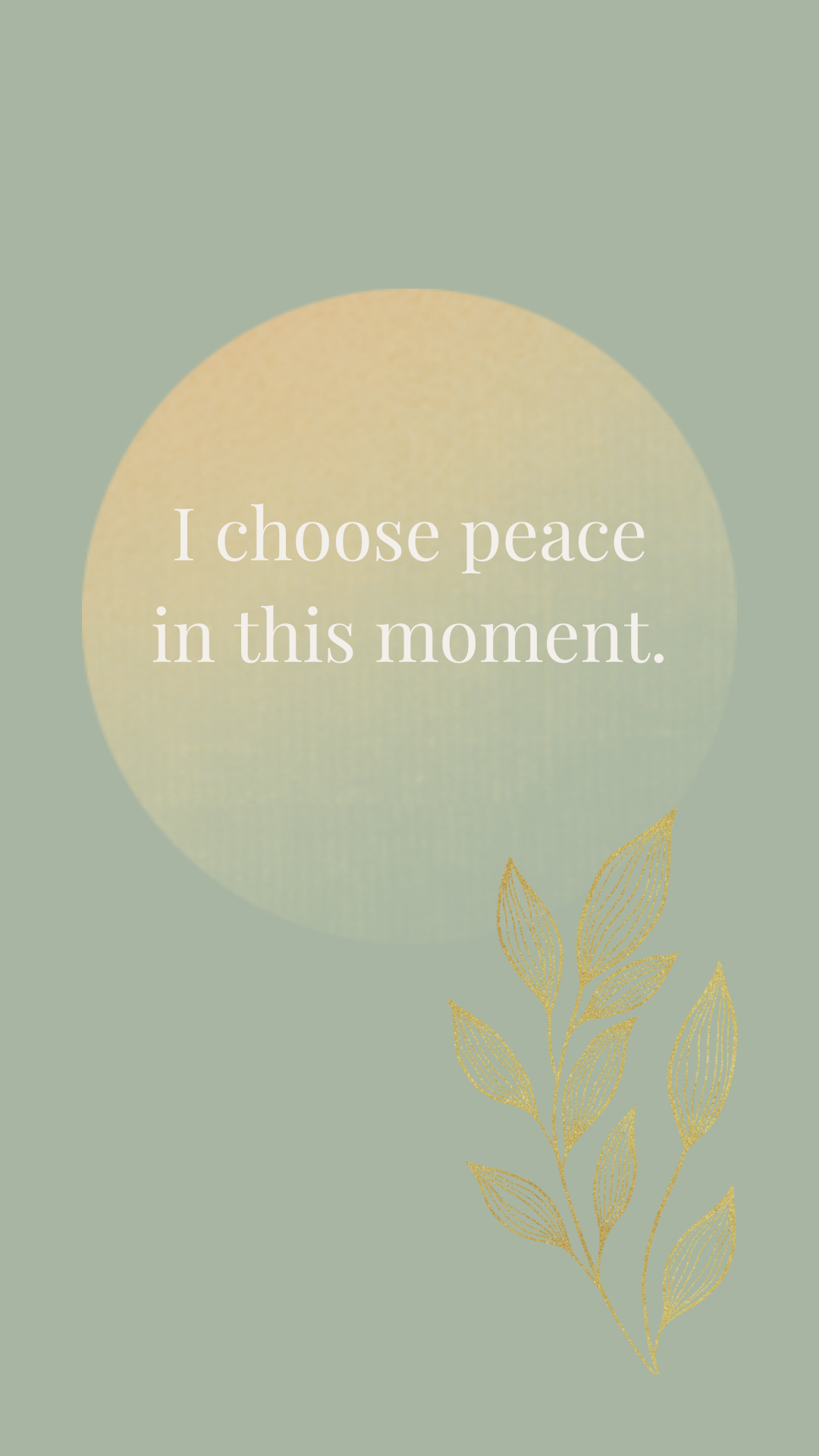 Peace & Calm – Affirmation Phone Wallpapers - Image 2